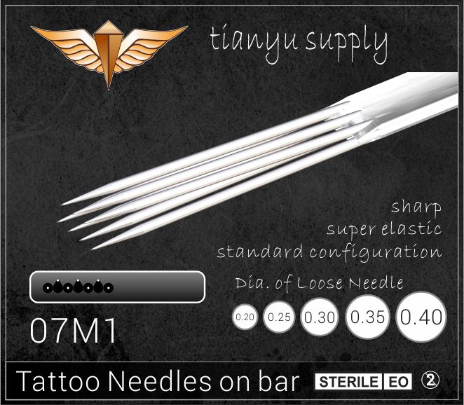 7-Magnum Premade Sterilized Tattoo Needle on Bar