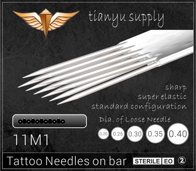 11-Magnum Premade Sterilized Tattoo Needle on Bar
