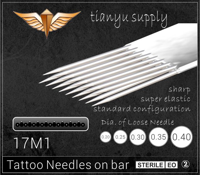 17-Magnum Premade Sterilized Tattoo Needle on Bar